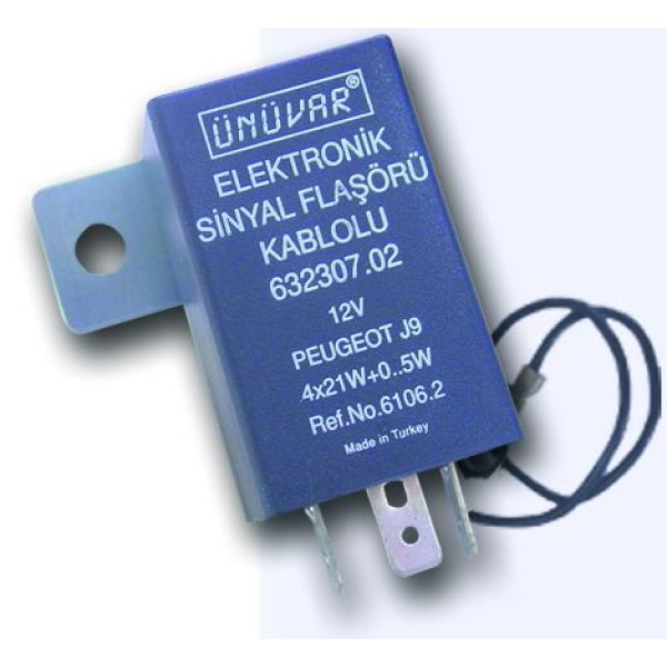 UNUVAR 61062 Sinyal Flasöru Kablolu 12V J9 