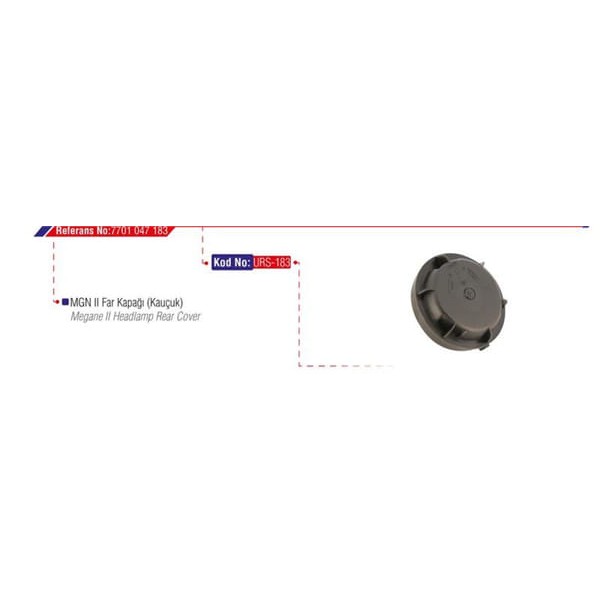 URS 183 Far Kapağı Kauçuk Megane II