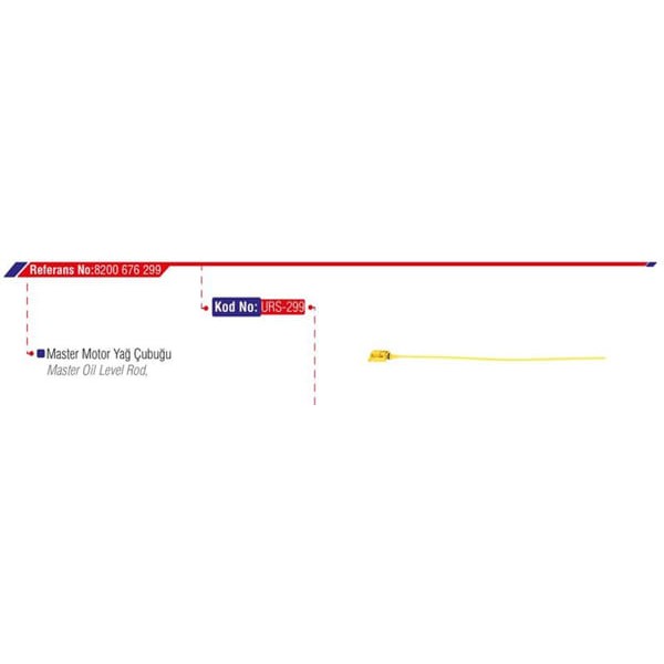 URS 299 Yağ Çubuğu Laguna Trafic Master / Movano A 2.5 DCI G9U