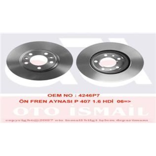 VALEO 186746 Fren Diski Ön 407 04- 508 10- 607 00- / Xm 92-94 Havalı 283Mm