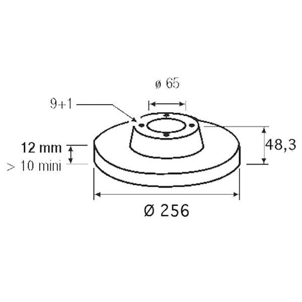 VALEO 186833 Fren Diski Arka Golf V 03- Golf VI 08- Golf V Jetta III 05- Scırocco 08- Caddy III 04-
