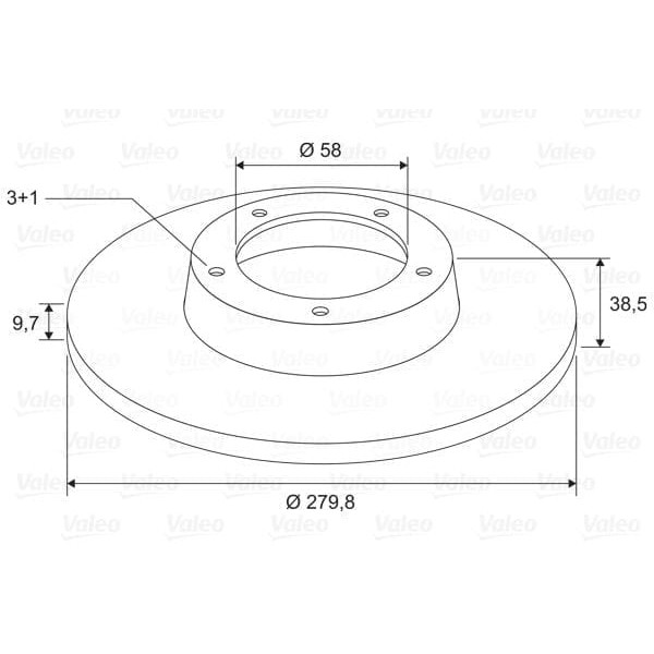 VALEO 197691 Fren Diski (Ön) (X2) Smart Fortwo Cabrıo