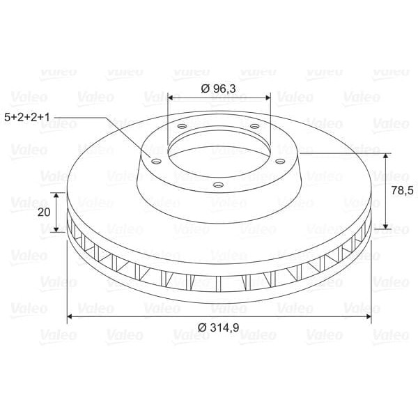 VALEO 197729 Fren Diski (Arka) (X1) Kia Sorento I