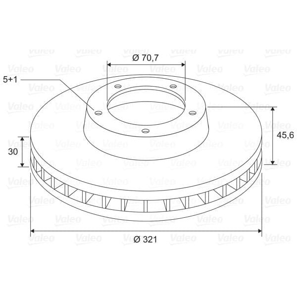 VALEO 197756 Fren Diski Ön X1 Astra