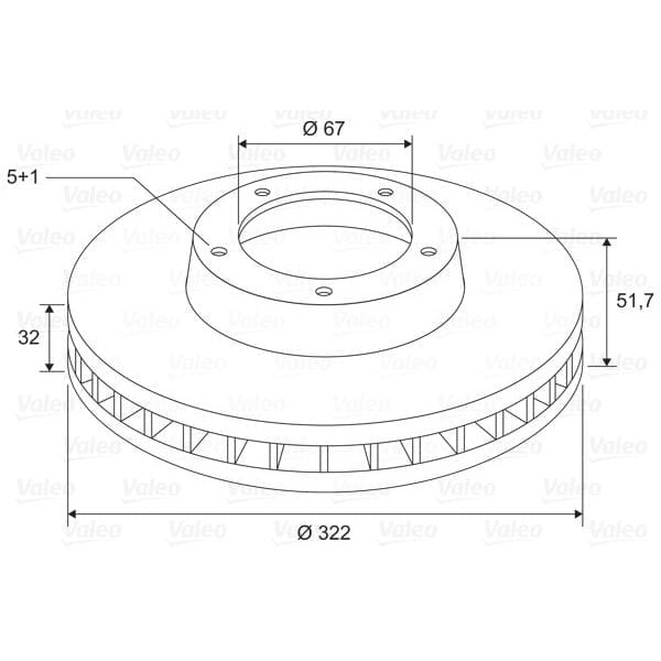 VALEO 197768 Fren Diski Ön X1 Mercedes Cls Class 05.2014