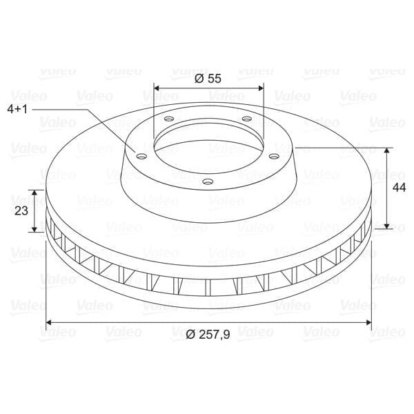 VALEO 197799 Fren Diski Ön X2 Mazda 2
