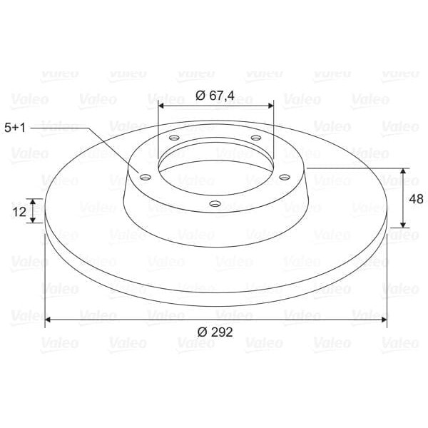 VALEO 197809 Fren Diski Arka X2 Insıgna
