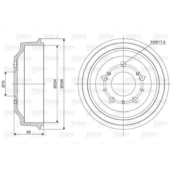 VALEO 237028 Fren Kampanası Fiat Ducato; Peugeot Boxer; Citroen Jumper 