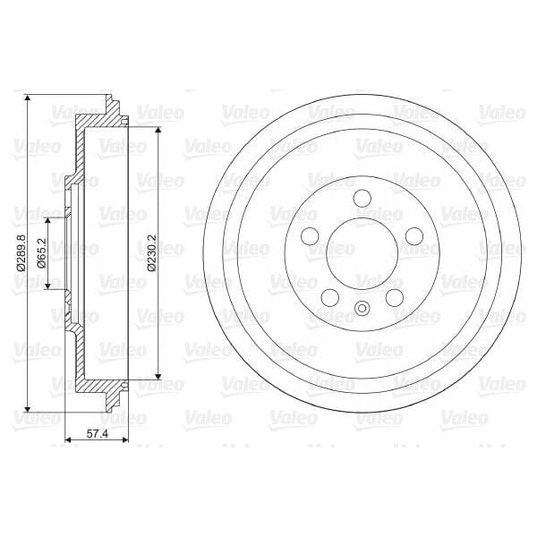 VALEO 237085 Fren Kampanası VW Polo; Skoda Octavia. Roomster 