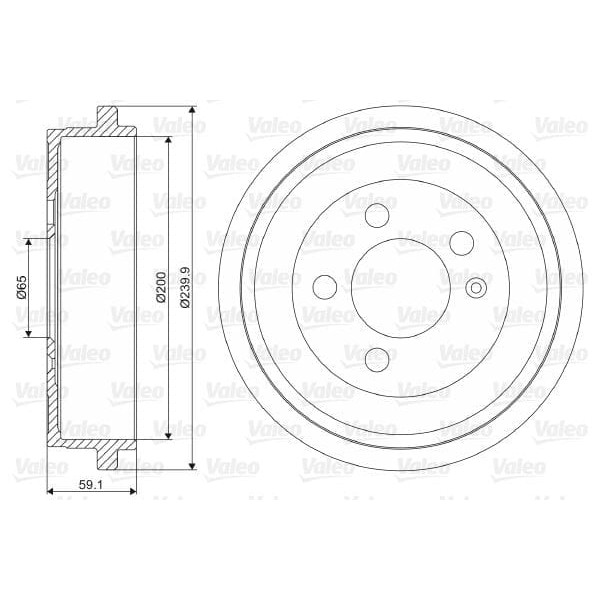 VALEO 237099 Fren Kampanası Cordoba Ibiza IV V Fabia Polo 1.2 1.4 1.6 1.8 1.9 2.0 01- 
