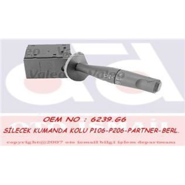 VALEO 251270 Silecek Kumanda Kolu 106 206 / Zx 