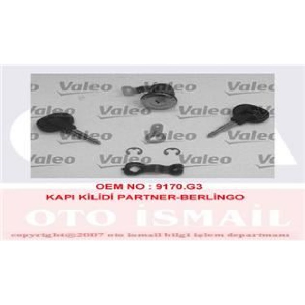 VALEO 252522 Kapı Kilidi Partner / Berlingo 