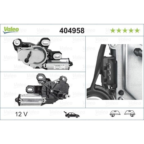 VALEO 404958 Silecek Motoru Arka Sağ Viano W639 Vito W639 
