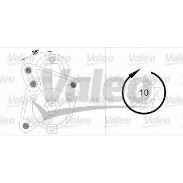 VALEO 432622 Marş Motoru Renault 9 Yeni Model R19 CLIO Megane Laguna I Enj.