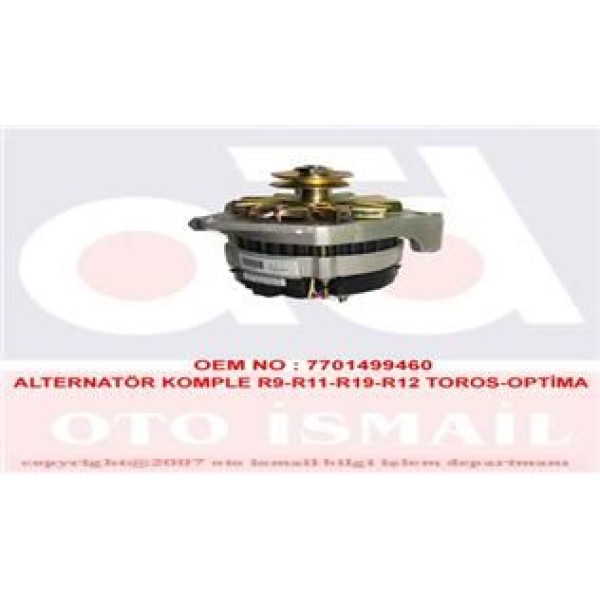 VALEO 432726 Alternatör Renault 9 R11 R19 R21 Optima 