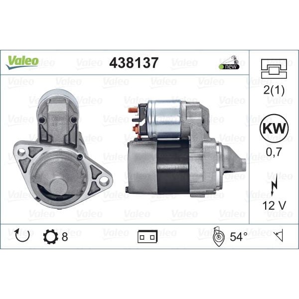 VALEO 438137 Marş Motoru Primera P12 Primera P11 Almera 1.5 1.6 1.8 