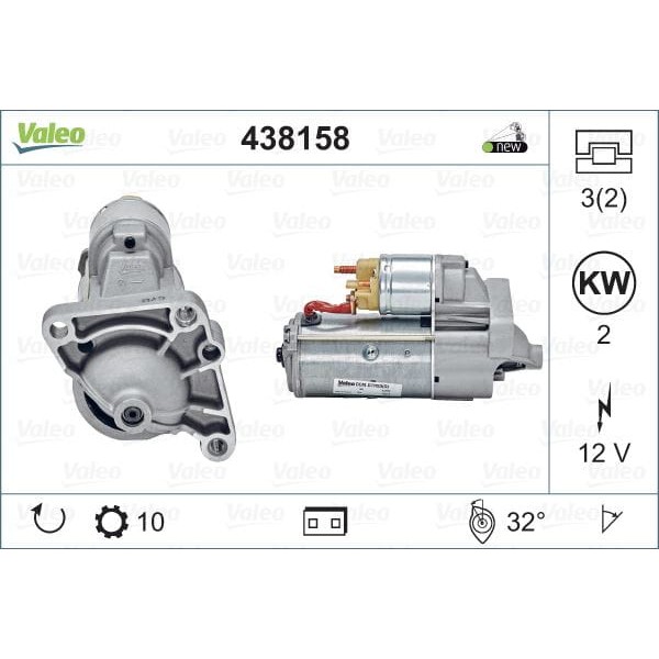 VALEO 438158 Marş Motoru Master II Yeni Model 