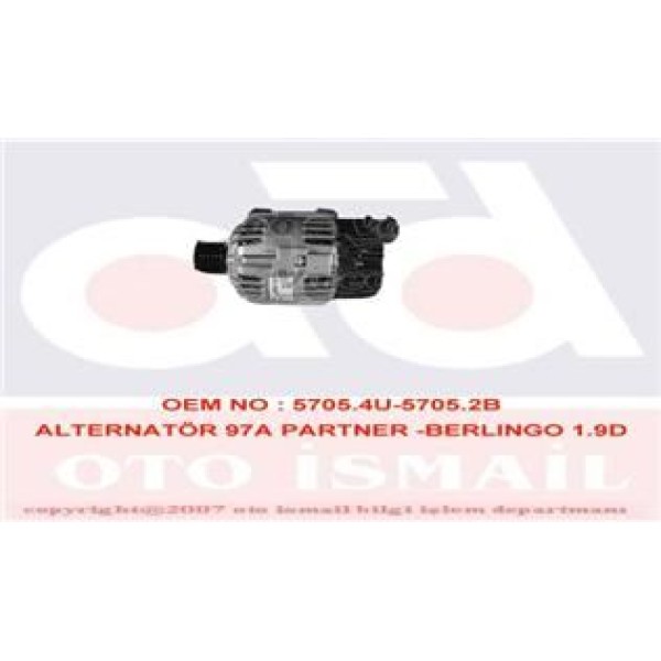 VALEO 439248 Alternatör Partner 90A 