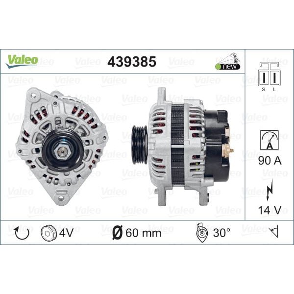 VALEO 439385 Alternatör Hyundai 