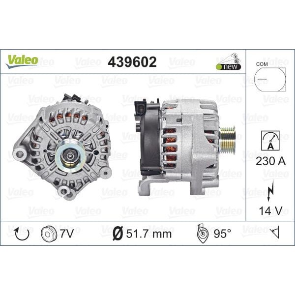 VALEO 439602 Alternatör Bmw X5