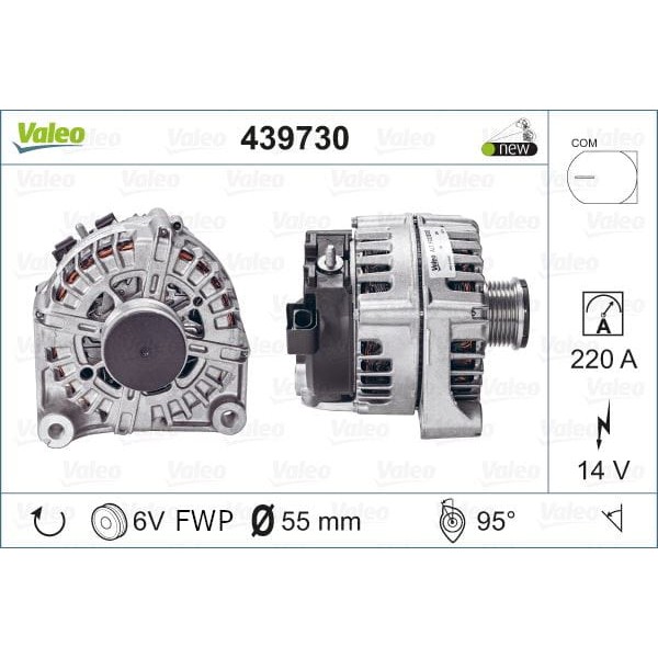 VALEO 439730 Alternatör Bmw N47Tu 