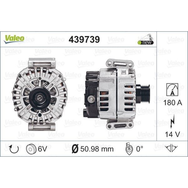 VALEO 439739 Alternatör Mercedes Ml350 3.5L 12-14