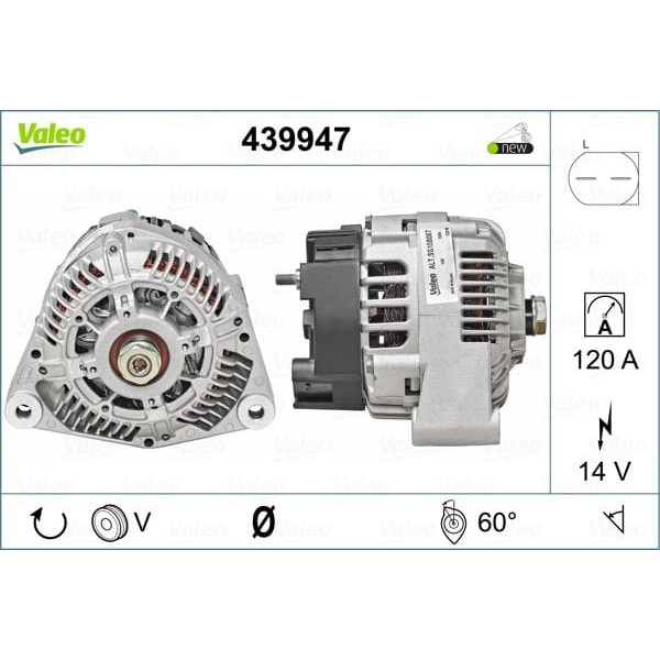 VALEO 439947 Alternatör Perkıns 