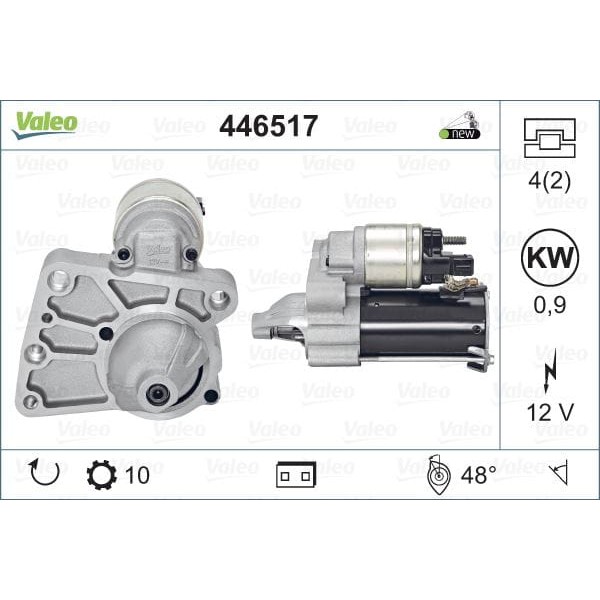 VALEO 446517 Marş Motoru Mini Cooper Clubman 1.6 08-14 