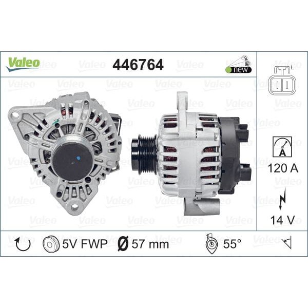 VALEO 446764 Alternatör Hyundai I20 Dıesel