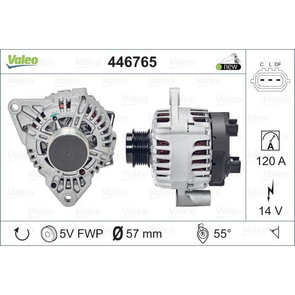 VALEO 446765 Alternatör Hyundai Verna Dıesel- Accent 
