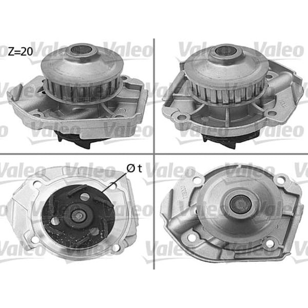 VALEO 506397 Devirdaim Su Pompası Palio 98-99 1.2 8V Uno 60
