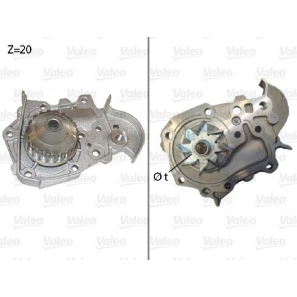 VALEO 506573 Devirdaim Su Pompası R19 CLIO Megane / Logan 1.6 8V K7M 