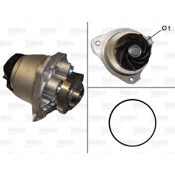 VALEO 506587 Su Pompası Seat Toledo II / VW Bora-Golf IV 