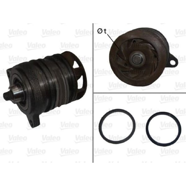 VALEO 506726 Devirdaim Su Pompası Touareg Transporter T5 2.5 TDI Axd Axe 