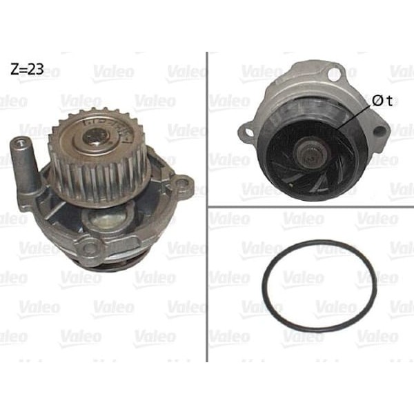 VALEO 506790 Devirdaim Su Pompası Golf IV V Bora Polo Jetta Passat Caddy III / A3 A4 / Cordoba 1.6 8 