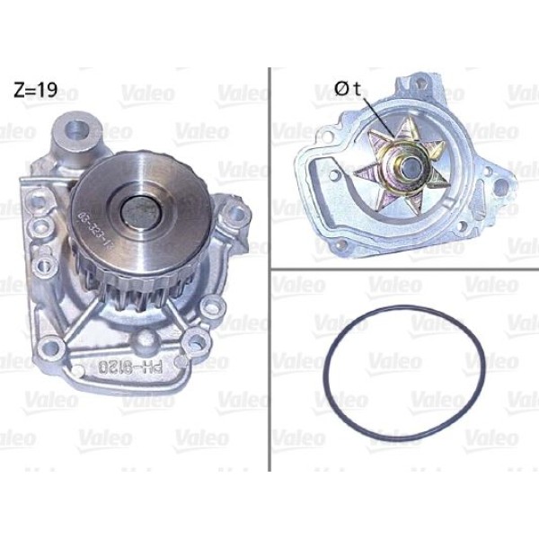 VALEO 506811 Devirdaim Su Pompası Civic 01- 1.4 1.6 
