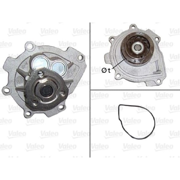 VALEO 506837 Devirdaim Su Pompası Stilo / 159 / Astra G J J Vectra C Insignia Corsa D Zafira B Merıv