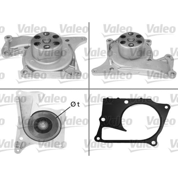 VALEO 506993 Devirdaim Su Pompası CLIO III Megane III Modus Twingo Fluence / Duster 10- / Juke Qashq 