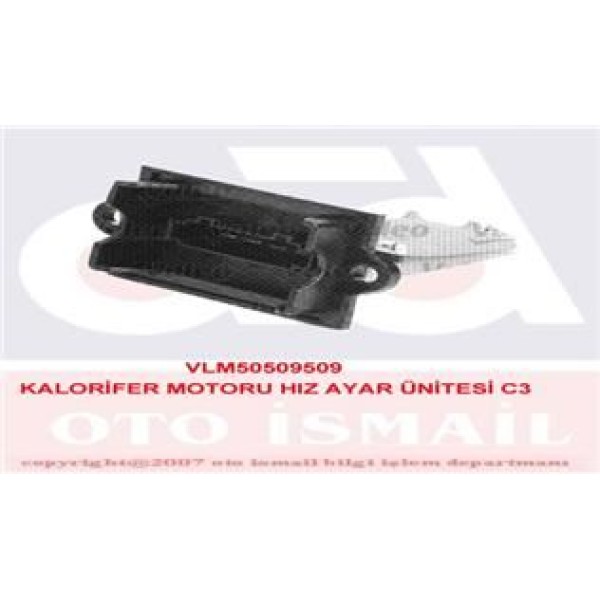 VALEO 509509 Kalorifer Rezistansı C2 C3 