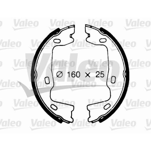 VALEO 562572 El Fren Balatası Astra F 91- Astra G 98- Vectra A 88- Vectra B 95- Omega A 86- Omega B