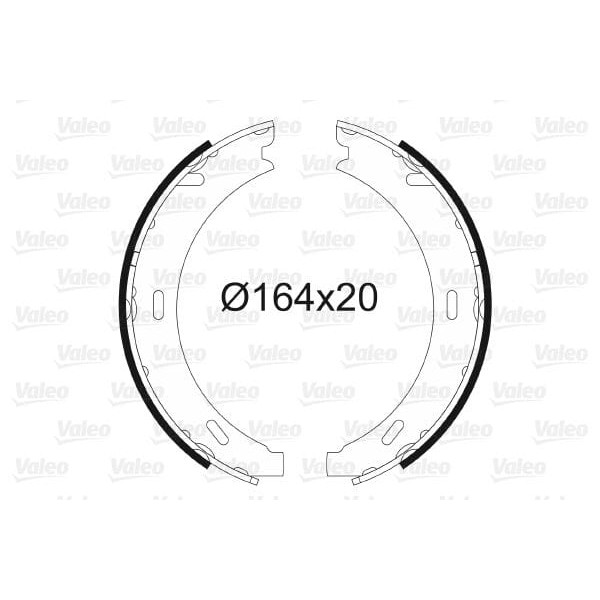 VALEO 562767 El Fren Pabuçu 190 201 1.8İ. 2.0. 2.0D. 2.0İ. 2