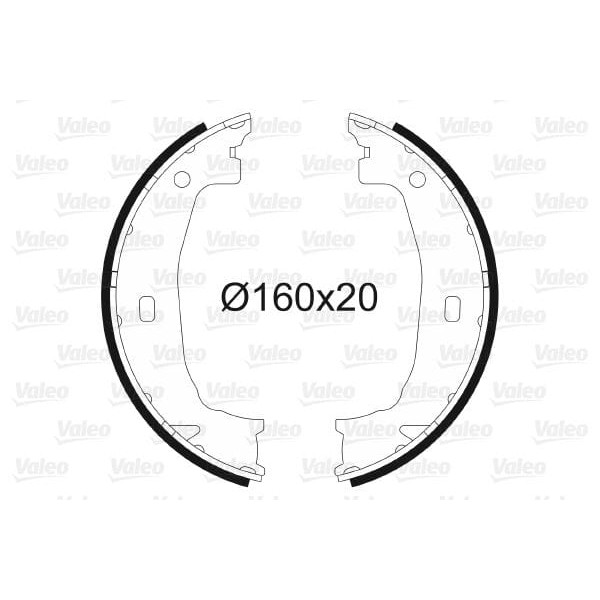 VALEO 562808 El Freni Fren Pabuçu 1 Serisi E87 1.6 I 1.9D. 2.