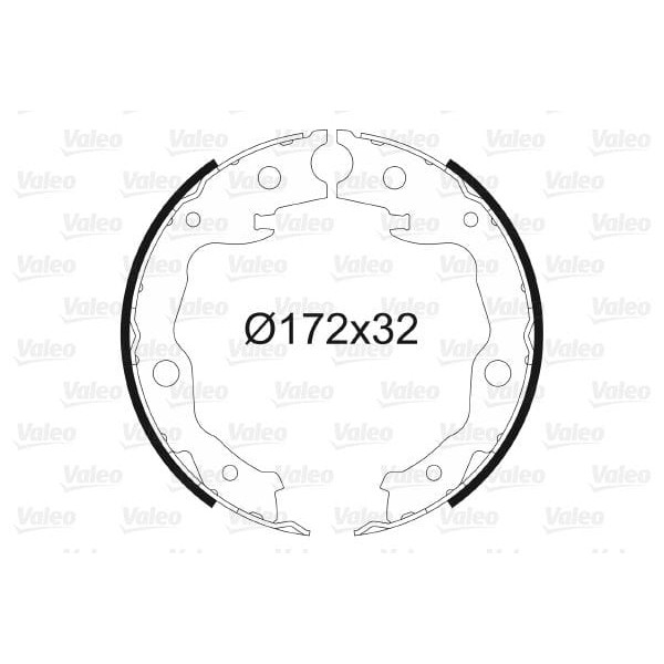 VALEO 564128 El Fren Balatası Toyota Rav 4 Pabuçlu Fren Balatası Binek