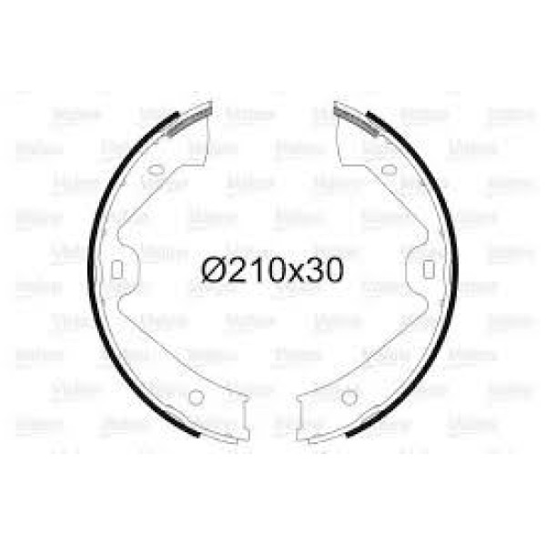 VALEO 564137 El Fren Balatası Porsche Cayenne Pabuçlu Fren Balatası Binek 