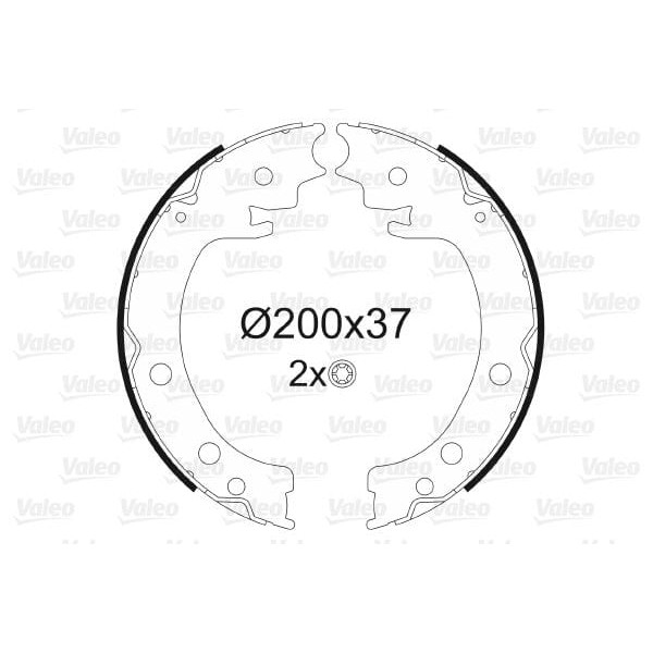 VALEO 564143 El Fren Balatası Suzuki Grand Vitara II Pabuçlu Fren Balatası Binek