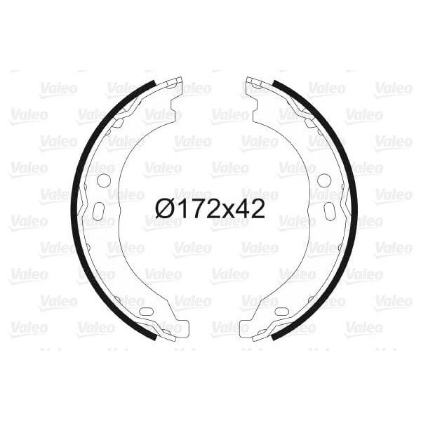 VALEO 564171 El Fren Balatası Fiat Ducato Pabuçlu Fren Balatası Binek 