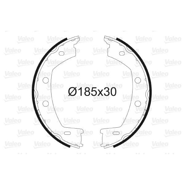 VALEO 564198 El Fren Balatası Land Rover Freelander Pabuçlu Fren Balatası Binek 