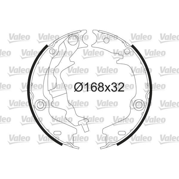 VALEO 564229 El Fren Balatası Hyundai Accent 3 (06-); Kia Rio (06-)- Venga (06-) 