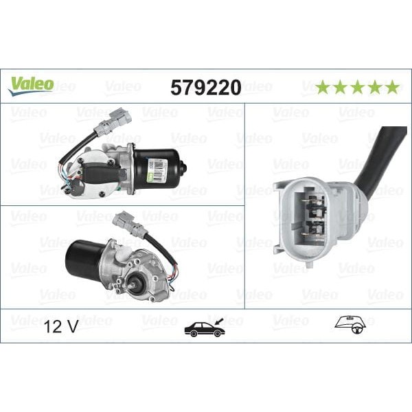 VALEO 579220 Silecek Motoru Master II III Master II 00-