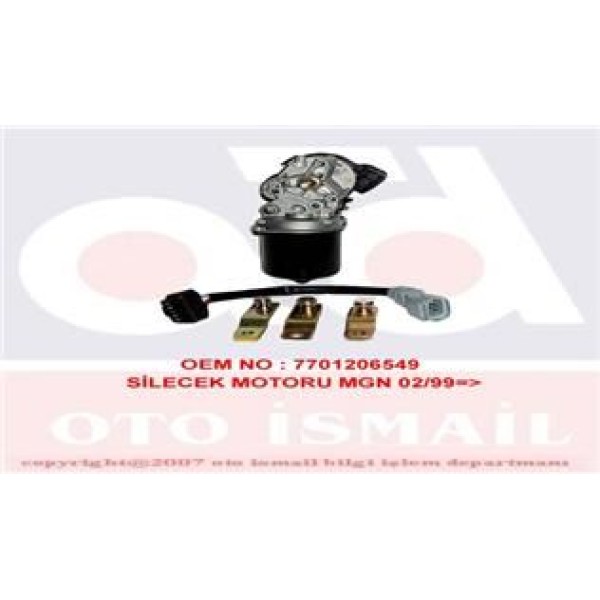 VALEO 579223 Silecek Motoru Megane I 1.4 1.6 2.0 